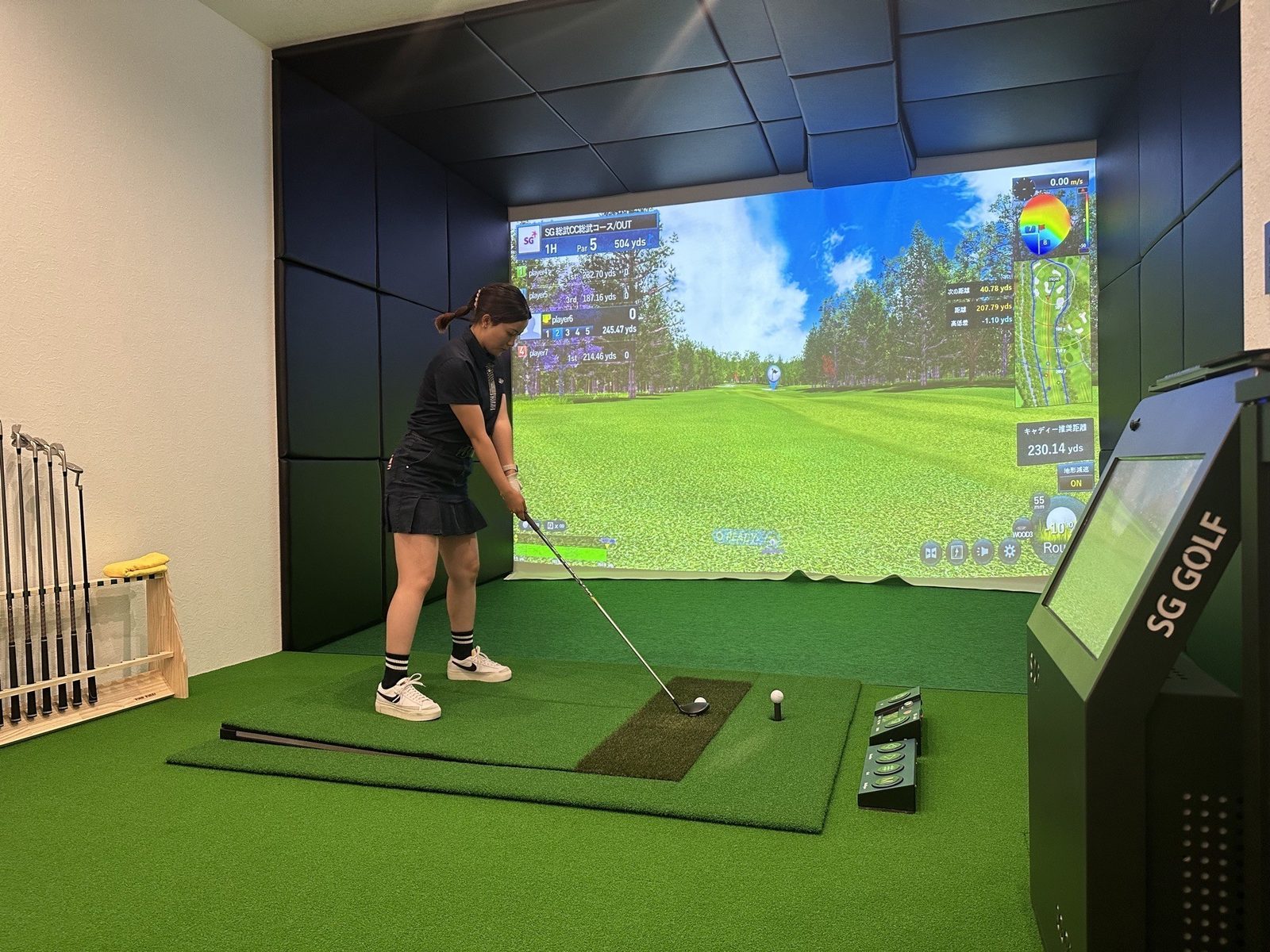 EXTRA GOLF 赤坂店のブース